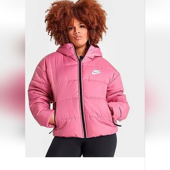 Nike thermo fit Pink Puffer jacket..SIZE LARGE - Picture 1 of 2